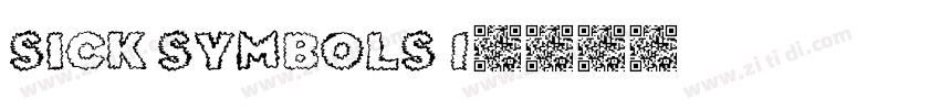 SICK Symbols 1字体转换